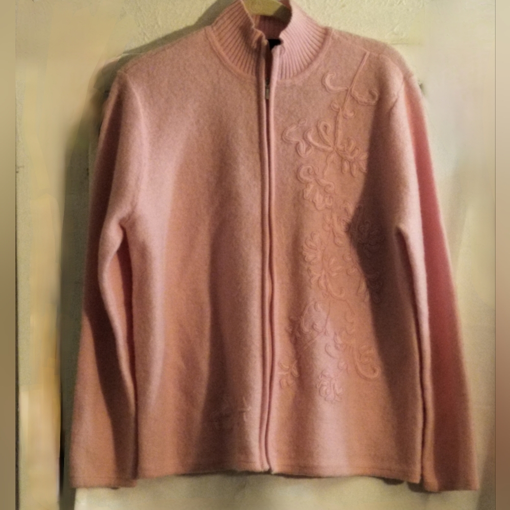 Karen Scott Wool Cardigan